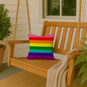 Gay Pride before 1978 Throw Pillow - 14x14 Decorative Pillow – Art for Your Home & Patio