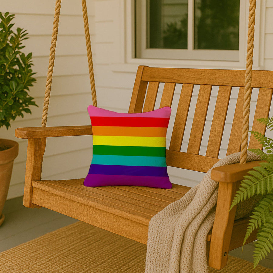 Gay Pride before 1978 Throw Pillow - 14x14 Decorative Pillow – Art for Your Home & Patio