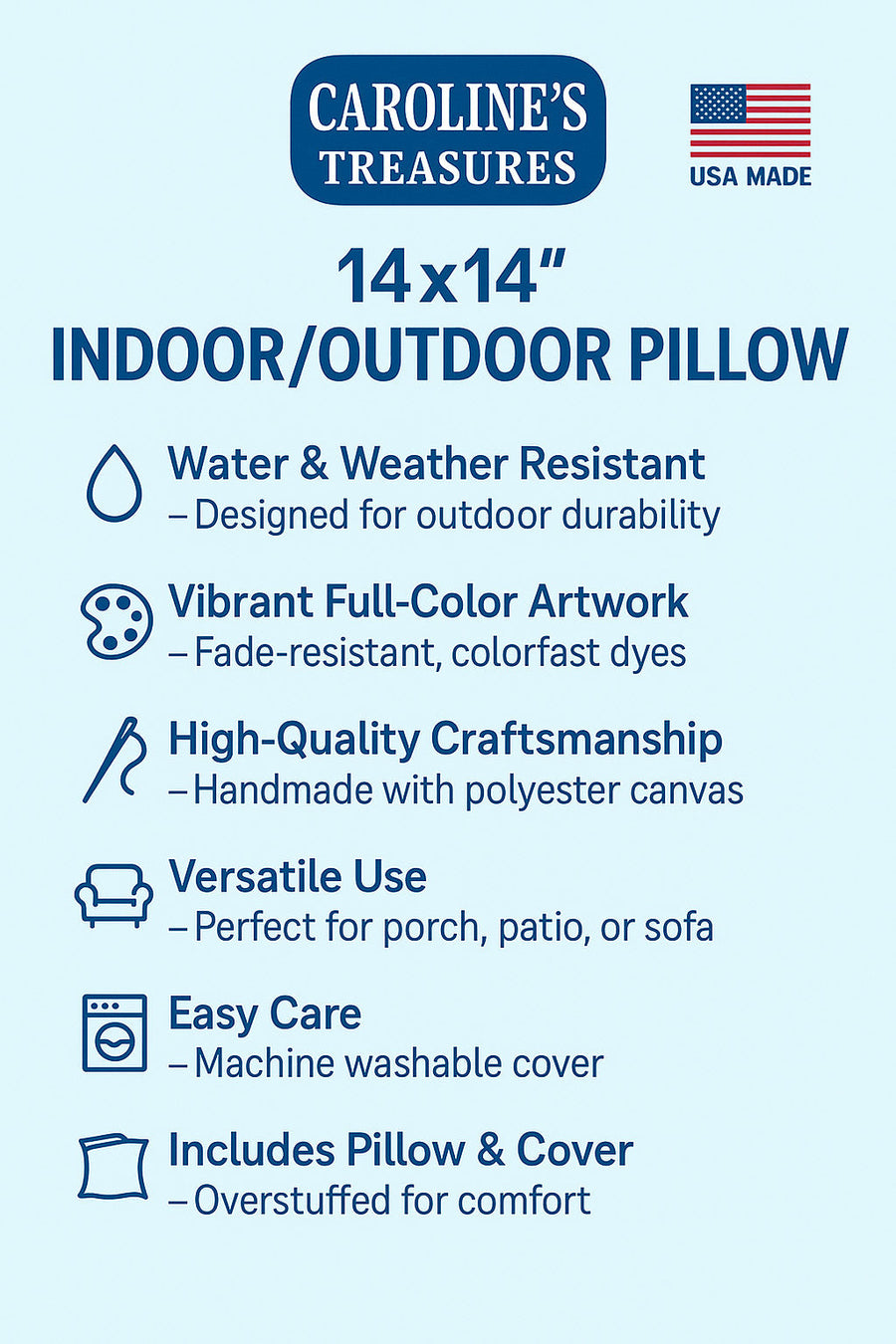 Gay Pride before 1978 Throw Pillow - 14x14 Decorative Pillow – Art for Your Home & Patio