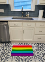 Gay Pride before 1978 Machine Washable Memory Foam Mat