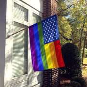 USA Pride Flag Canvas House Size