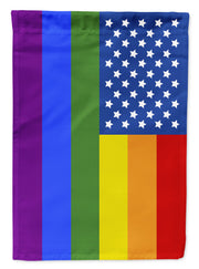 USA Gay Pride Garden Flag – LGBTQ+ Inclusive Outdoor Yard Decor