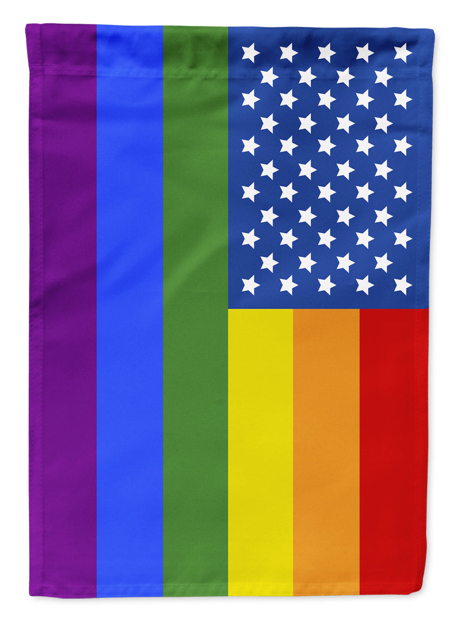 USA Gay Pride Garden Flag – LGBTQ+ Inclusive Outdoor Yard Decor