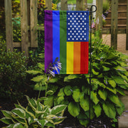 USA Gay Pride Garden Flag – LGBTQ+ Inclusive Outdoor Yard Decor