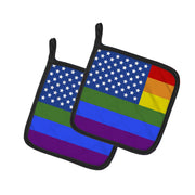 USA Pride Pot Holders - Set of 2 - Heat-Resistant Kitchen Essentials