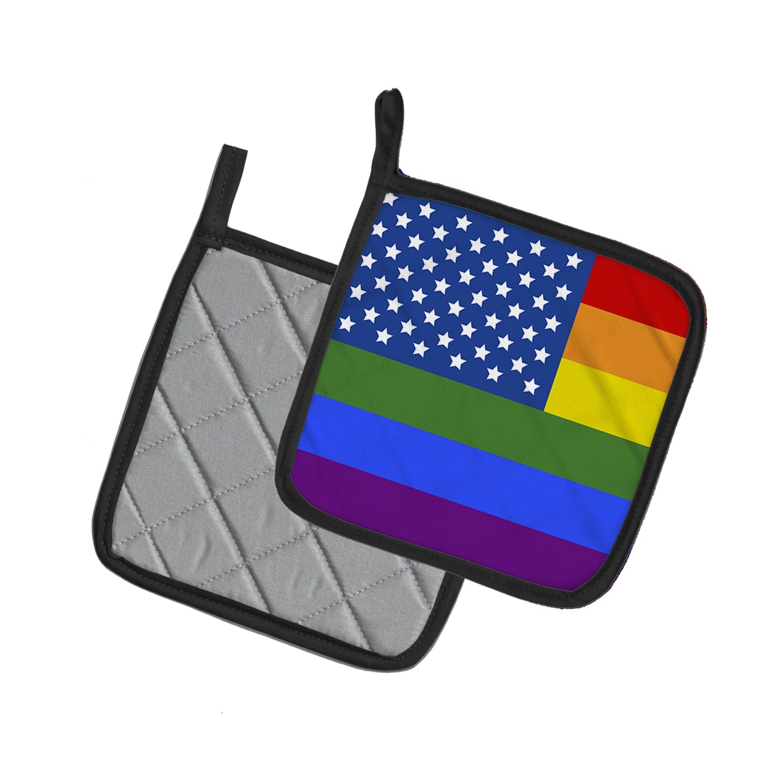 USA Pride Pot Holders - Set of 2 - Heat-Resistant Kitchen Essentials