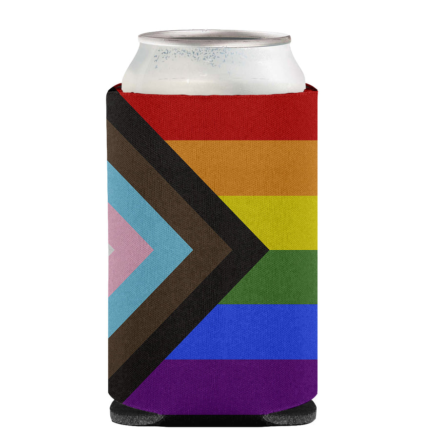 Gay Pride Progress Pride Can or Bottle Hugger