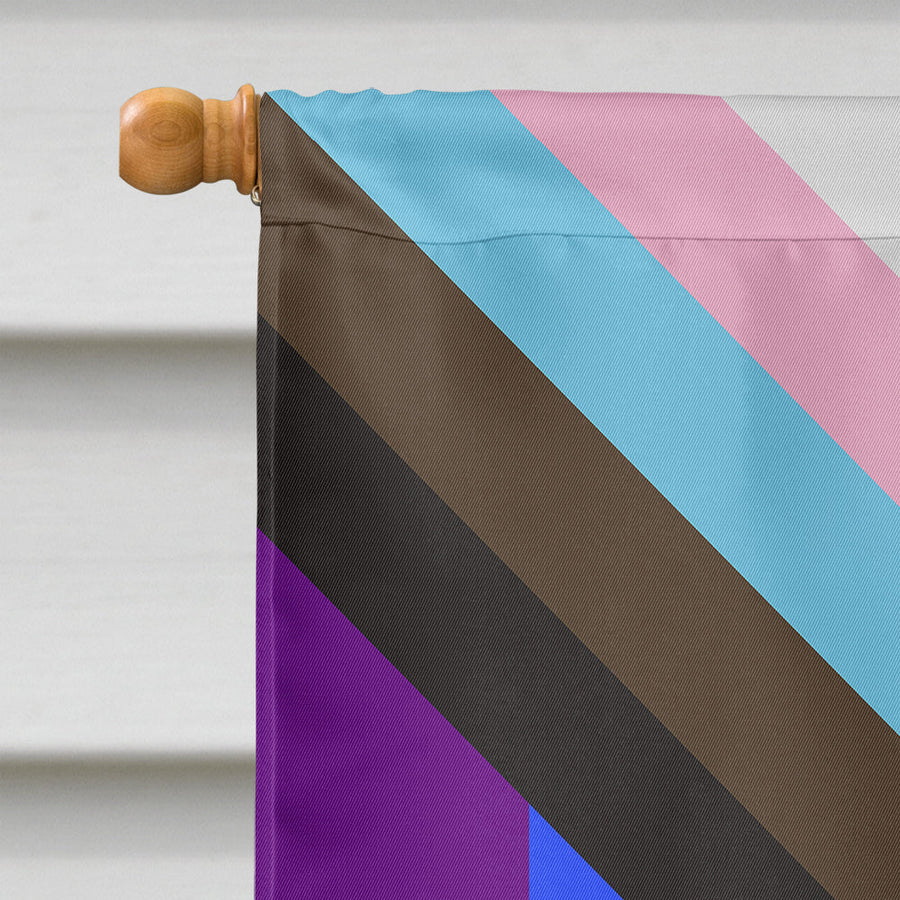 Progress Pride Flag Canvas House Size
