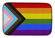 Progress Pride Dish Drying Mat – Absorbent, Artistic Kitchen Essentials