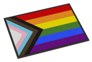 Progress Pride Doormat - 24x36 Decorative Floor Mat – Indoor/Outdoor Rug