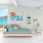 Gay Pride Progress Pride Fabric Standard Pillowcase – Artistic Decorative Front, White Back