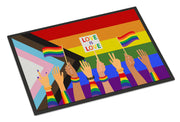 Progress Pride Doormat - 24x36 Decorative Floor Mat – Indoor/Outdoor Rug with Artistic Flair