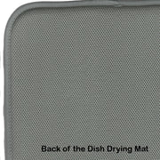 Gay Pride Love is Love Mosaic Rainbow Dish Drying Mat – Absorbent, Artistic Kitchen Essentials
