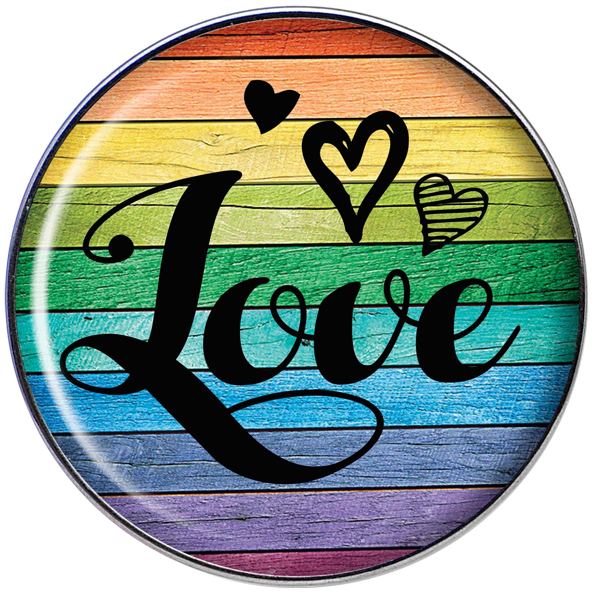 Rainbow Wooden Love Pride Flag Tragus Cartilage Earring