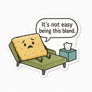 "It's Not Easy..." Funny Ironic Cracker Political Sticker