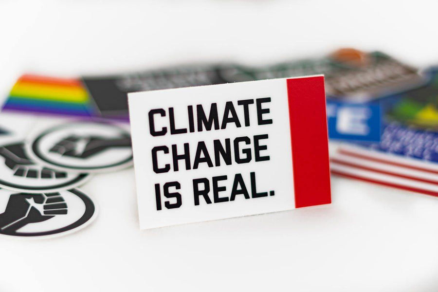 "Climate Change Is Real" Sticker