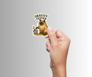 "Gravity Tester" Funny Sarcastic Siamese Cat Sticker
