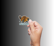 "DUCK-PUPPY" Cute Funny Duck-Billed Platypus Sticker