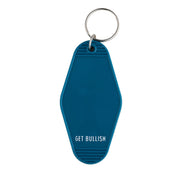 Crusty Old Gen X Lady Who Can't Even Motel Keychain in Blue