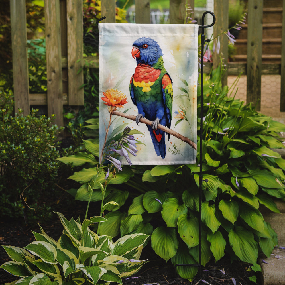 Rainbow Lorikeet Garden Flag –  Garden Flag by Caroline's Treasures
