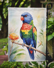 Rainbow Lorikeet Garden Flag –  Garden Flag by Caroline's Treasures