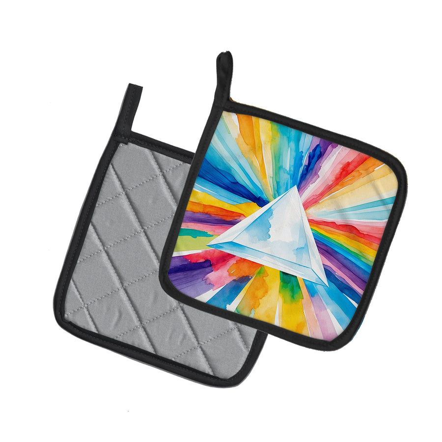 Pride Intersectional Prism  Pair of Pot Holders