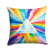 Gay Pride Intersectional Prism Throw Pillow