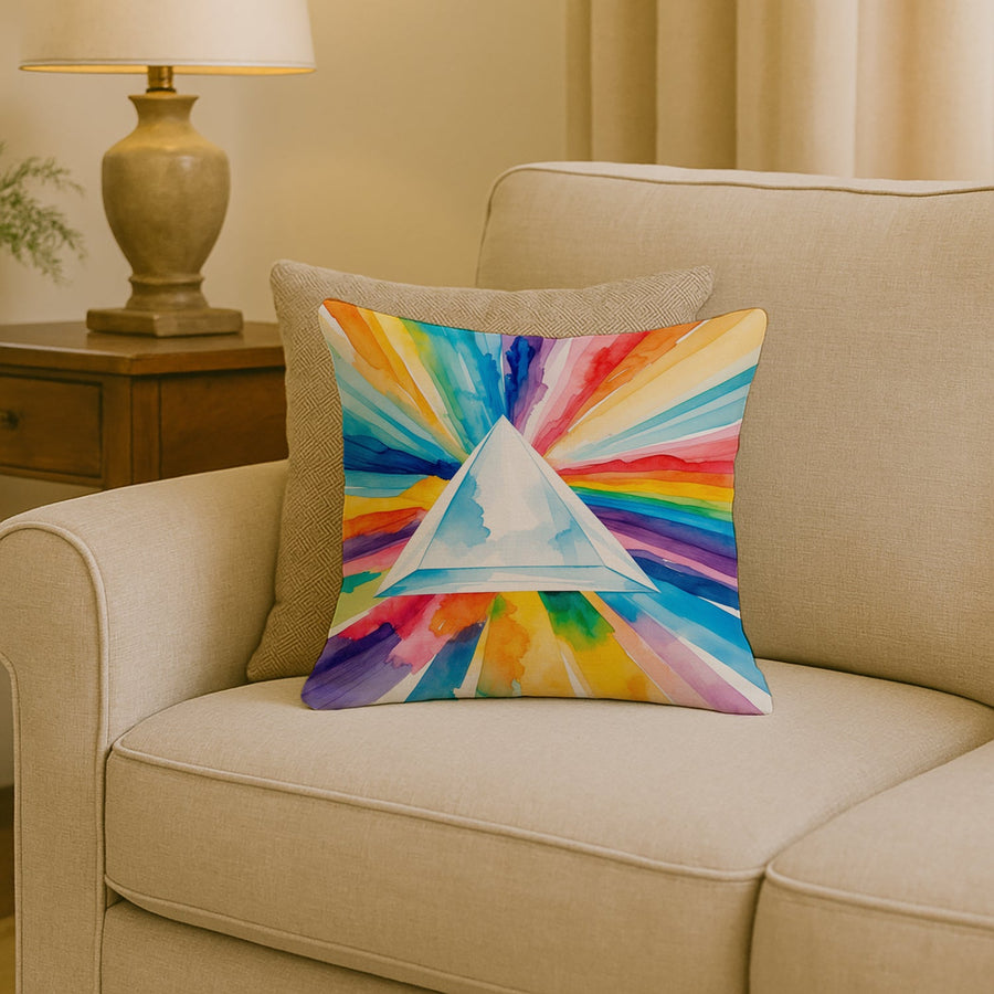 Gay Pride Intersectional Prism Throw Pillow