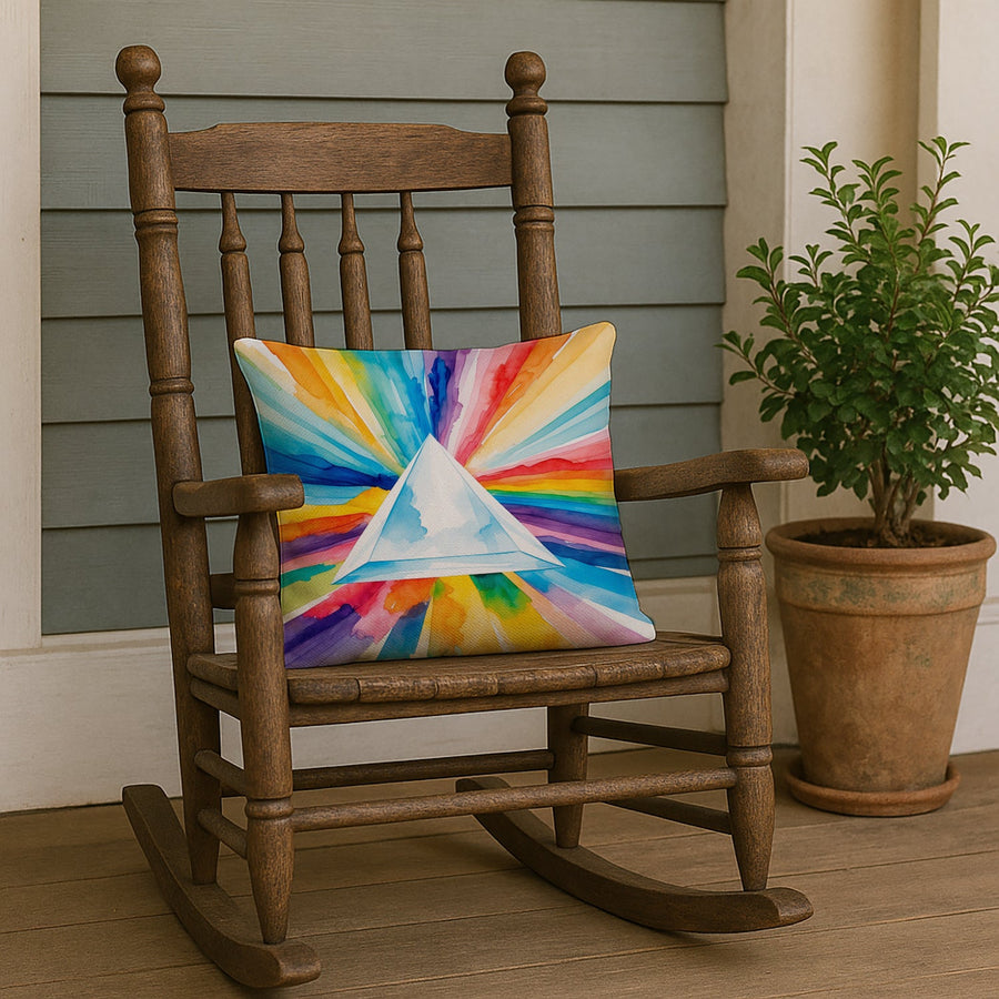 Gay Pride Intersectional Prism Throw Pillow