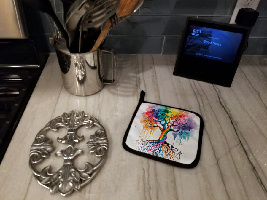 Rooted in Gay Pride Pair of Pot Holders