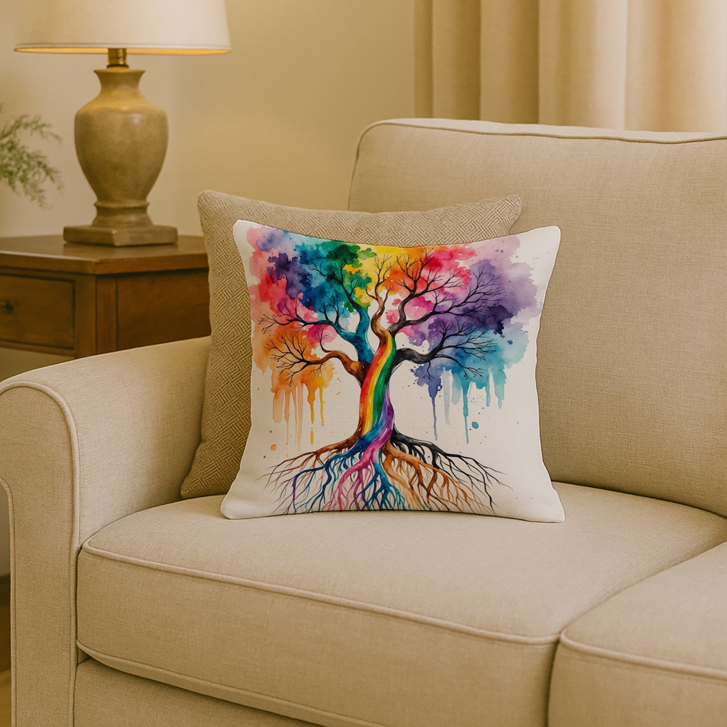 Rooted in Pride Throw Pillow