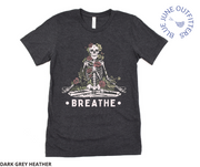 Breathe | Botanical Meditating Skeleton Tee