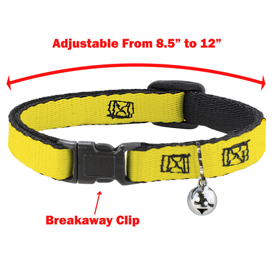 Cat Collar Breakaway - Flag Pride Distressed Rainbow