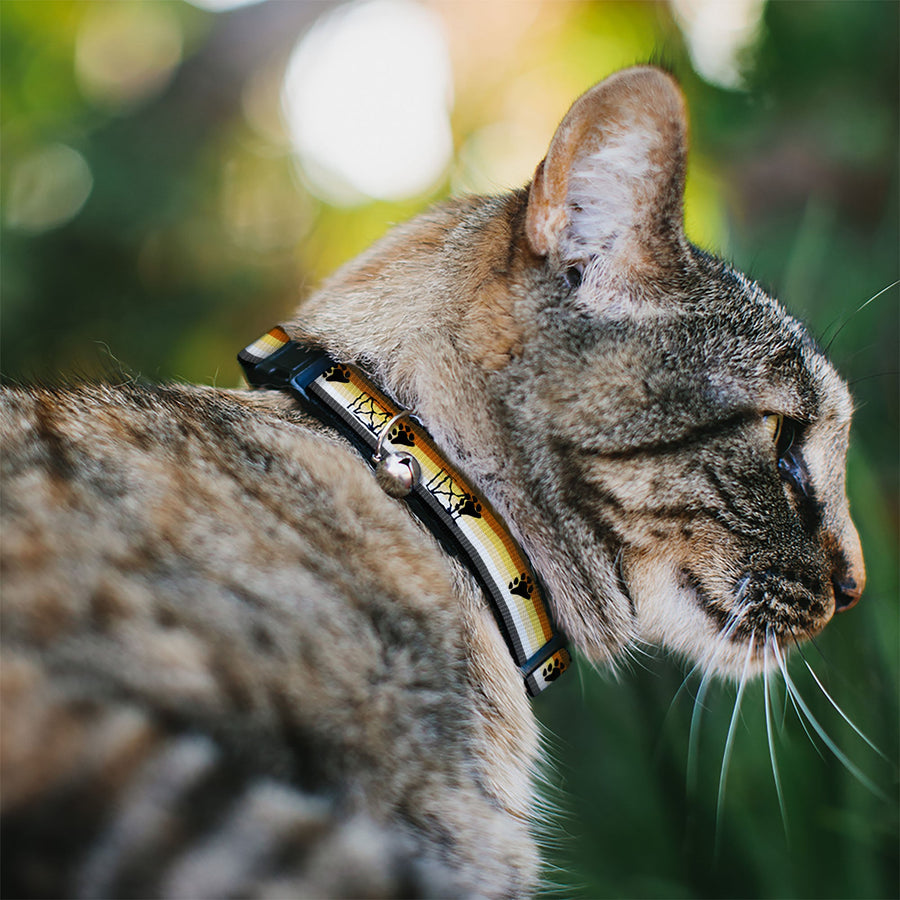 Bear Pride Breakaway Cat Collar with Bell