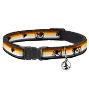 Bear Pride Breakaway Cat Collar with Bell