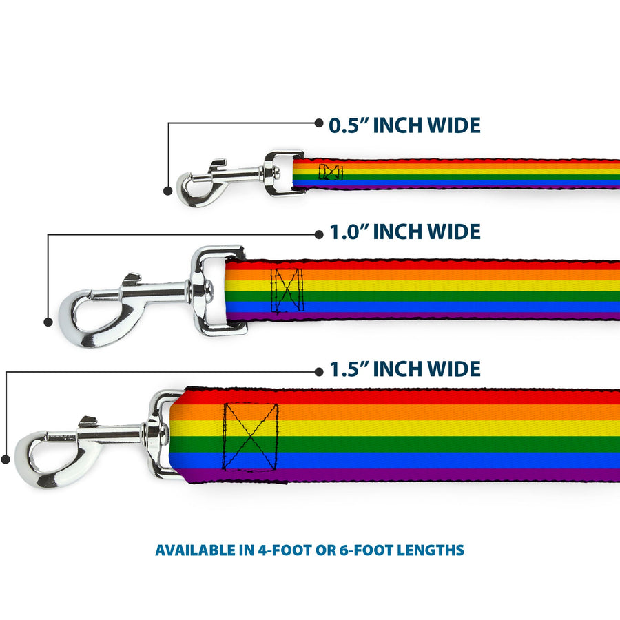 Rainbow Pride Flag Dog Leash