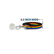 Rainbow Pride Flag Dog Leash
