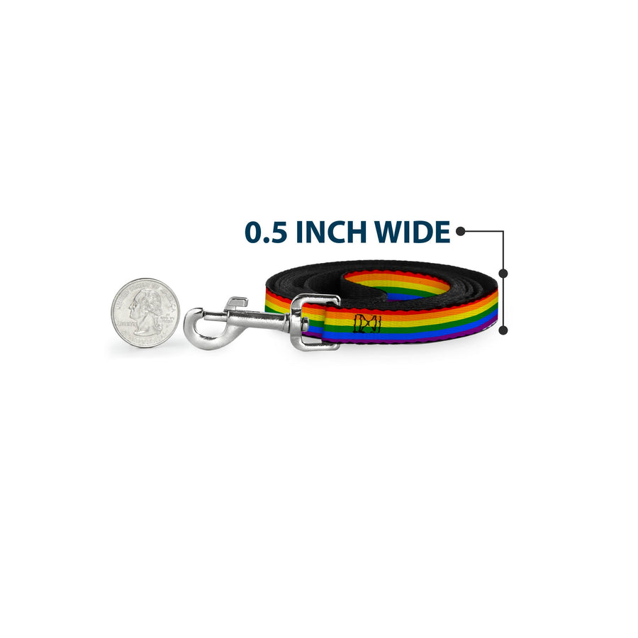 Rainbow Pride Flag Dog Leash