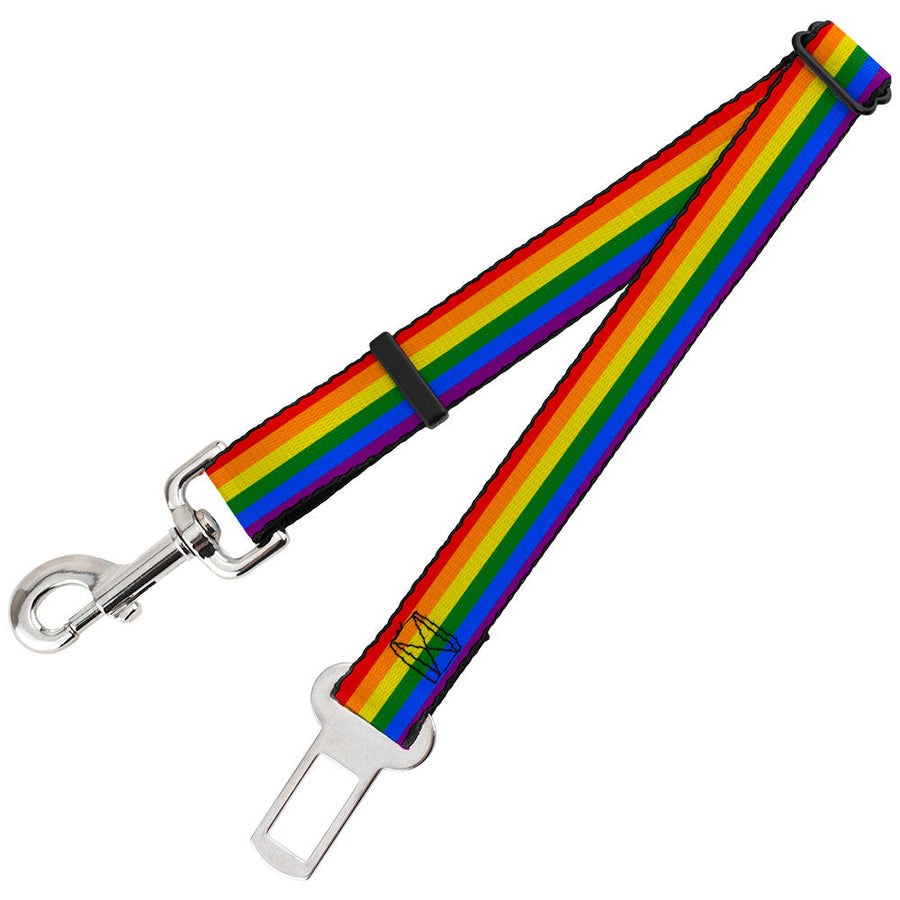 Rainbow Pride Flag Dog Safety Seatbelt for Cars