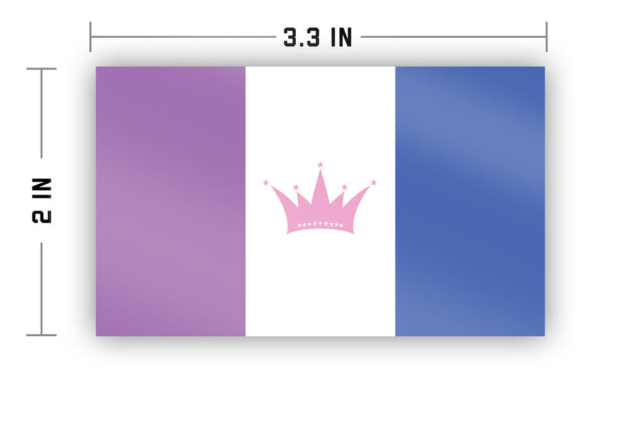Drag Pride Flag Sticker