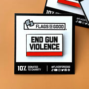 End Gun Violence Enamel Pin