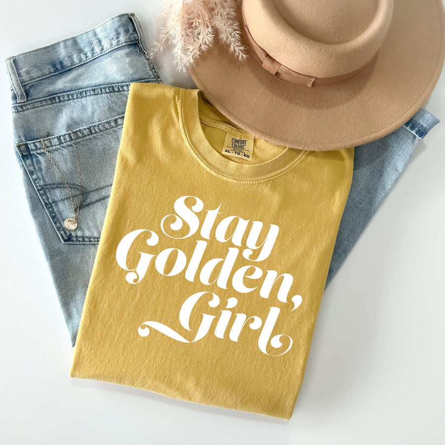 Golden Girls: Stay Golden Girl Graphic T-Shirt