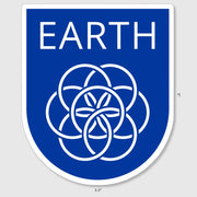 Flag of Planet Earth Sticker