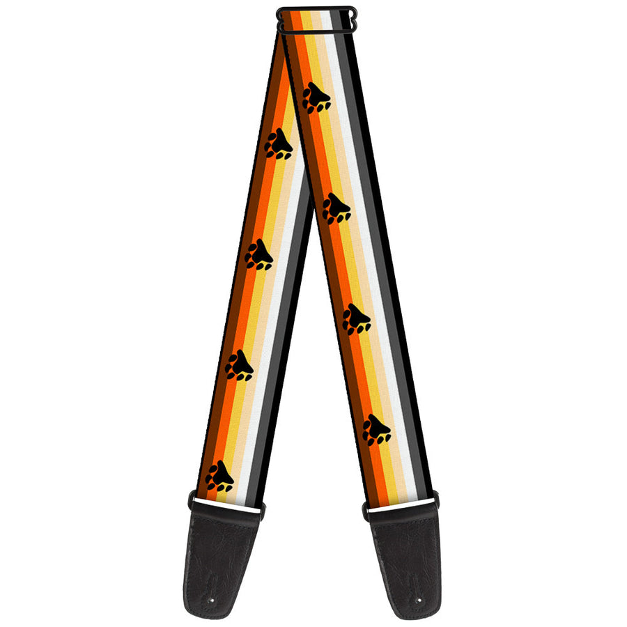 Bear Pride Flag Guitar Strap