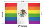 Mexico LGBTQ+ Pride Flag