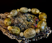 Earthbound Labradorite Nugget Bracelet – Reiki-Infused Limited Edition (Small–Medium Fit)