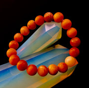 Blush Ember Pink Aventurine Bracelet – 10mm Matte Reiki-Infused Energy Bracelet (Medium Fit)