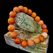 Blush Ember Pink Aventurine Bracelet – 10mm Matte Reiki-Infused Energy Bracelet (Medium Fit)