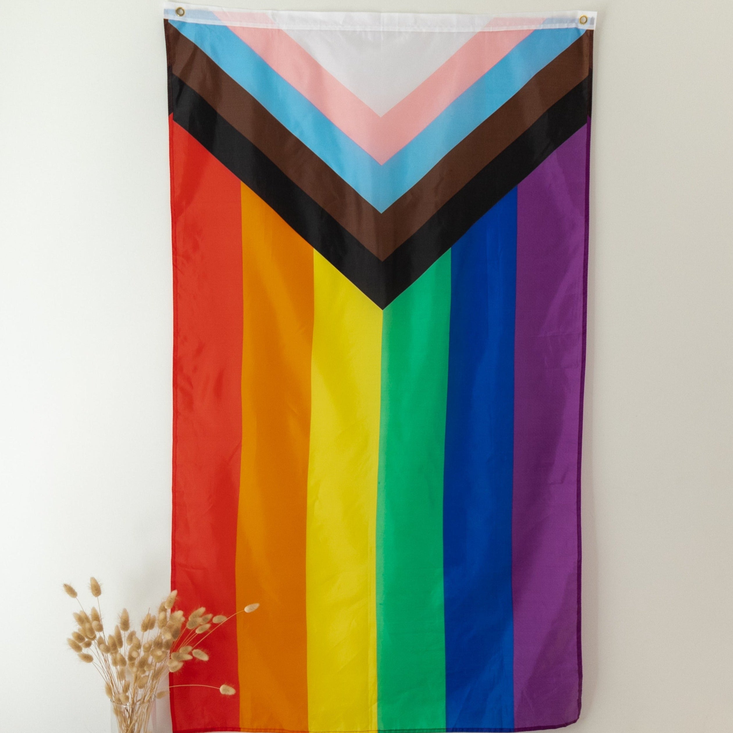 Progressive Flag Pattern Progressive Pride Flag – Outer Peace Gear