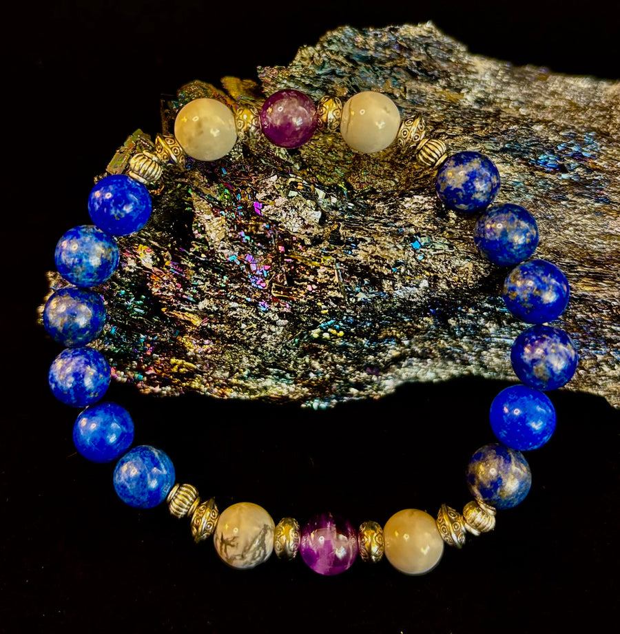 Clear Mind Mental Clarity Bracelet | Focus & Intuition Gemstone Jewelry